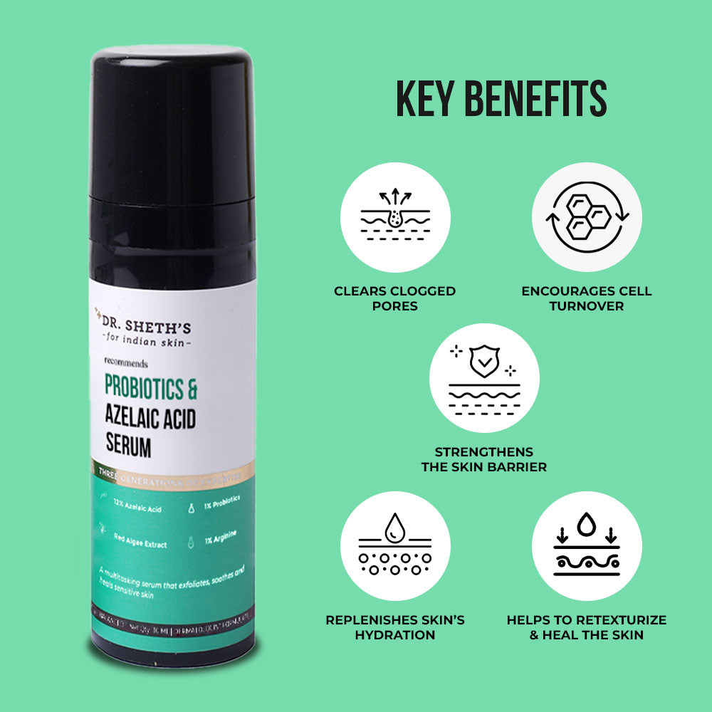 Probiotics & Azelaic Acid Serum - 30ml