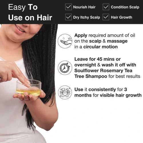 Pure & Natural Virgin Coconut Oil Clinically proven for Hair Growth
