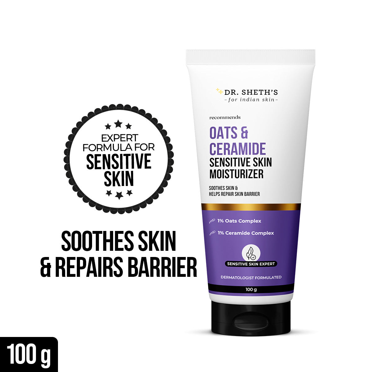 Oats & Ceramide Sensitive Skin Moisturizer - 100g