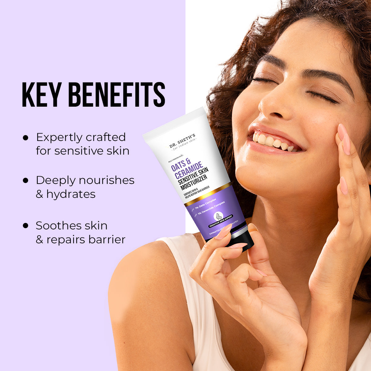 Oats & Ceramide Sensitive Skin Moisturizer - 100g