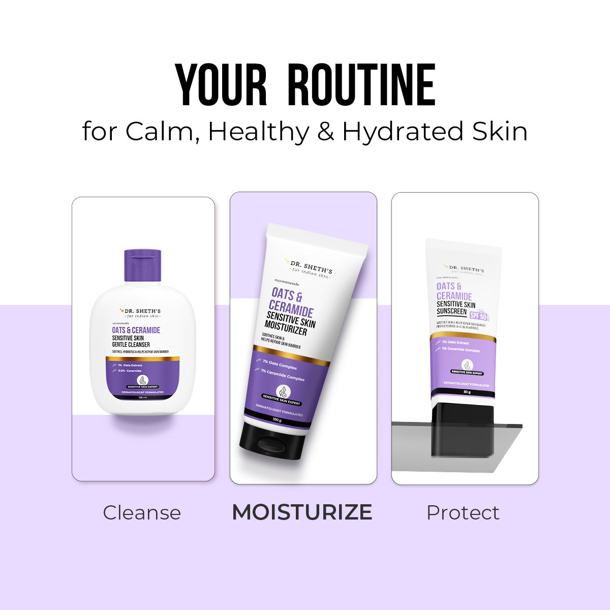Oats & Ceramide Sensitive Skin Moisturizer - 100g