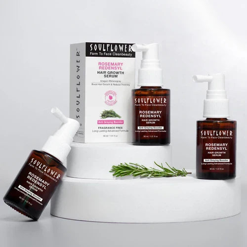 Clinically Proven Rosemary Redensyl Hair Growth Serum with Rosemary 1% Redensyl 3% Anagain 4% and Melanogray 1%