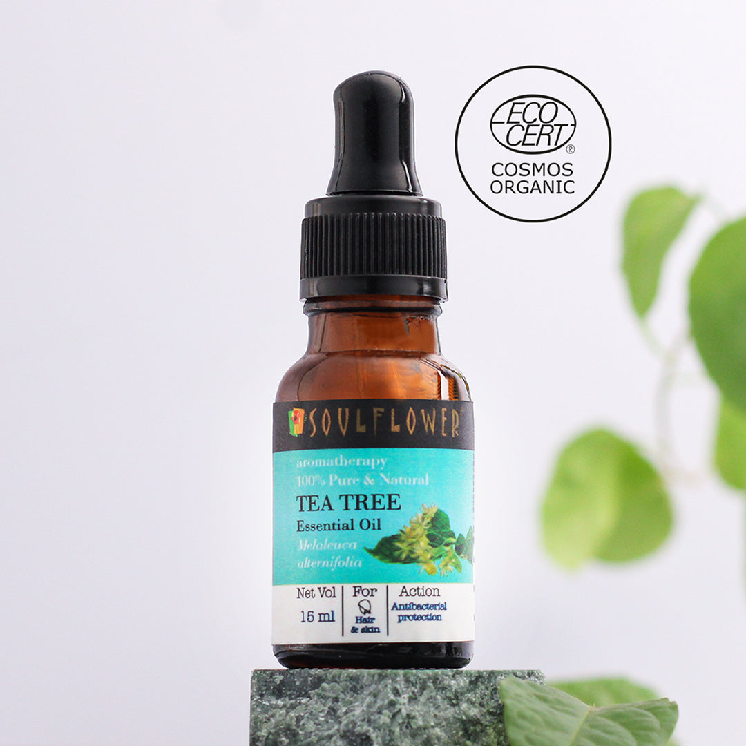 Tea Tree Essential Oil for Dandruff & Acne BYOB