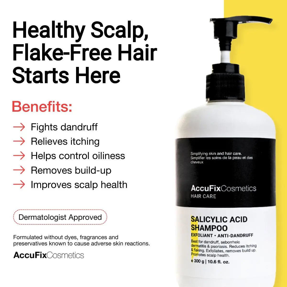 AccuFix - Anti-Dandruff Salicylic Acid Shampoo